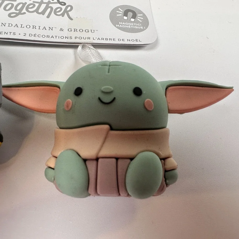 Star Wars Young Jedi Grogu Mandalorian Hallmark Christmas Ornaments Lotof 3 NEW‎